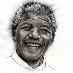 Nelson Mandela by Adrian Owen