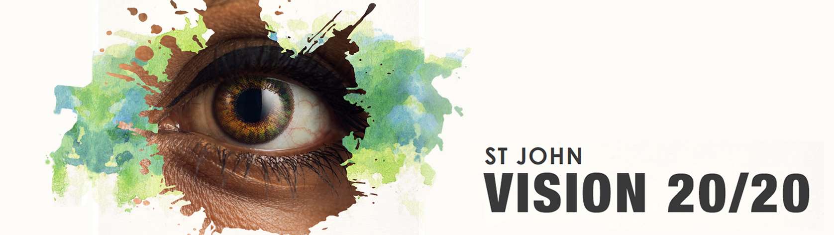 The Studio Art Gallery - Exhibition Header - St John  Vision 20 20 - 2019