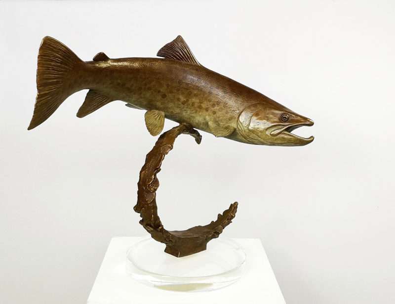 The Studio Art Gallery - Eco-Logic Awards 2019 - Artist for Nature Exhibition - Chris Bladen - Riverdance Brown Trout